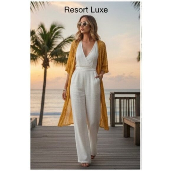 NWT Free People Golden Yellow Sequin Kimono | Boho Whimsigoth Coastal Cowgirl OS - Picture 13 of 16